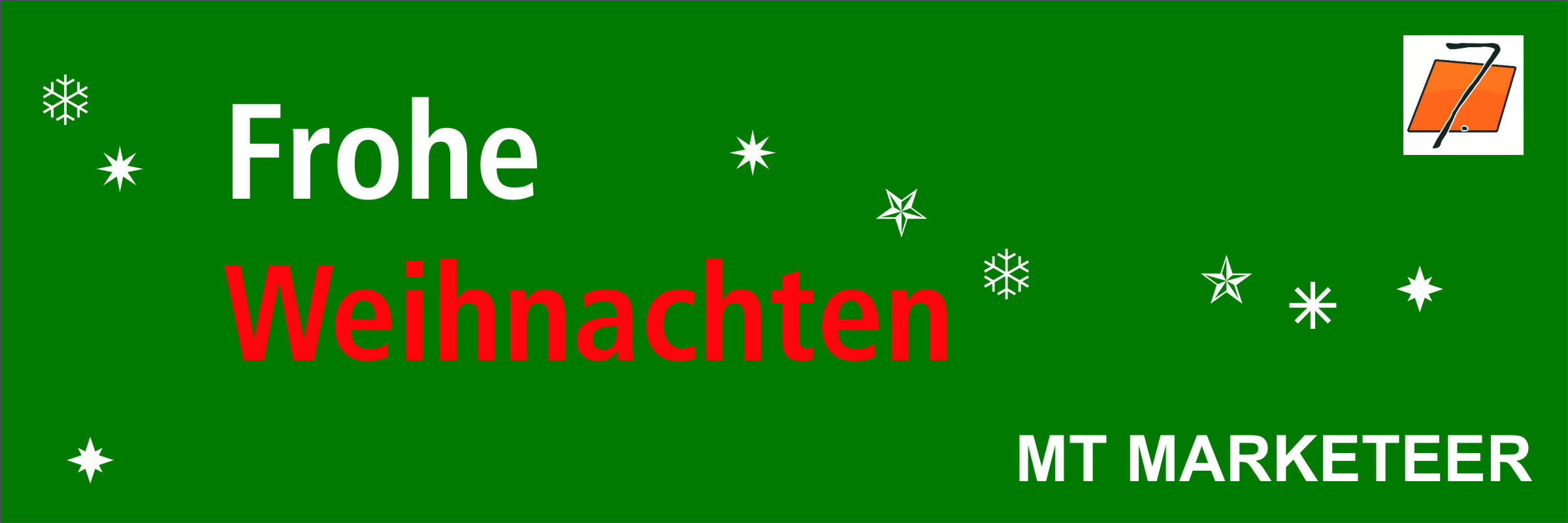 Frohe Weihnachten 2018 wünscht MT MARKETEER mit Michael Tönsing und allen Unterstützern