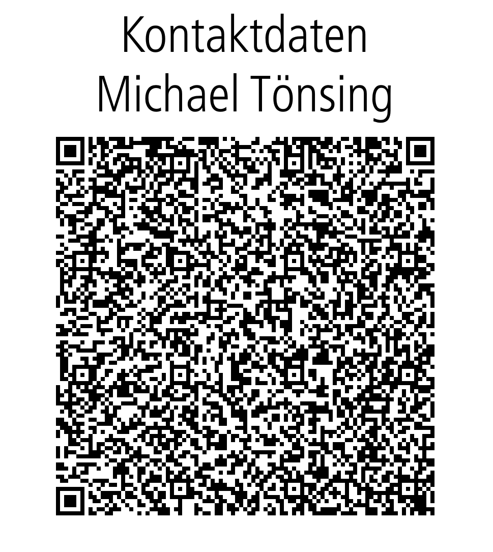 QR-Kontakt Michael.Toensing@MTMARKETEER.de - Mobil: +49 171 2103876