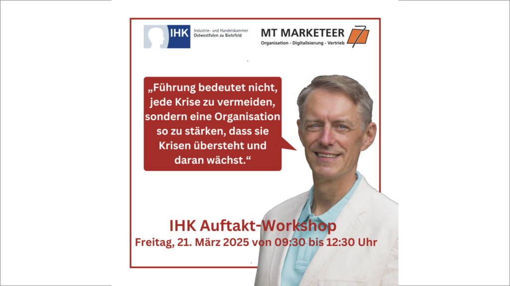 Zukunftsfähig mit Robustheit, Erneuerung, Veränderung und Innovation. Workshopreihe mit der IHK Ostwestfalen und der Handwerkskammer Ostwestfalen