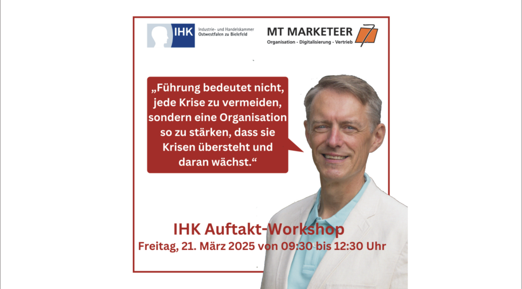 Zukunftsfähig mit Robustheit, Erneuerung, Veränderung und Innovation. Workshopreihe mit der IHK Ostwestfalen und der Handwerkskammer Ostwestfalen