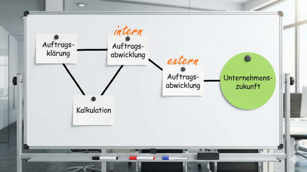 Vom Schmerzpunkt zur Lösung: Prozessanalyse & KI. - Von der Prozessanalyse zum Anwendungscoaching.
MT MARKETEER 2026