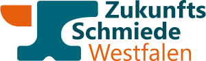 Der Transformations-Campus für den produzierenden Mittelstand Zukunfts­schmiede Westfalen Westfalens Mittelstand schmiedet Zukunft. Seit April 2026. Die Türen sind offen – für Sie.